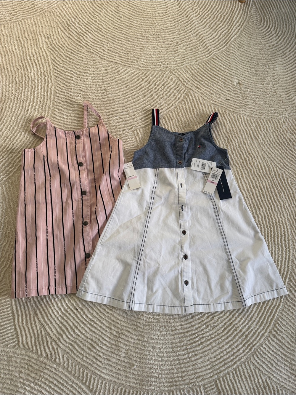 Tommy holder and Calvin Klein jeans dresses size 6 new with tags